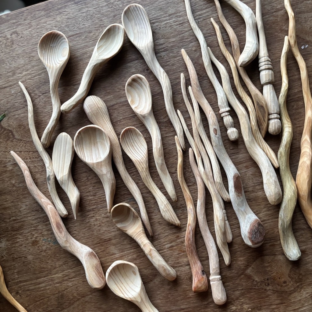 OKINAWA e-CRAFT majonowa 魔法の杖のマドラー、スプーン作り体験